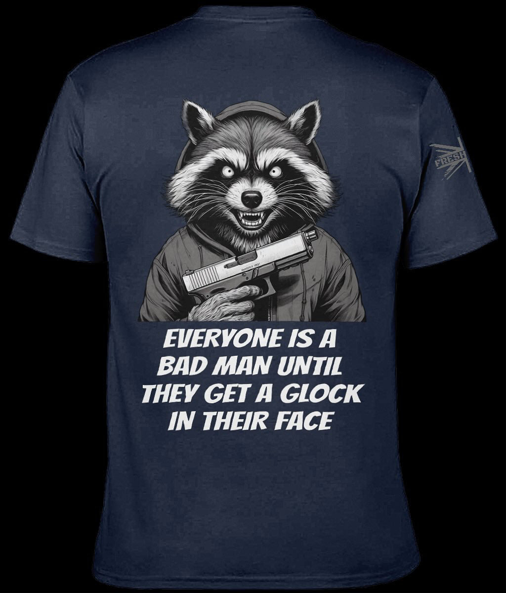 Everyone's a bad man. (Ape or Raccoon).